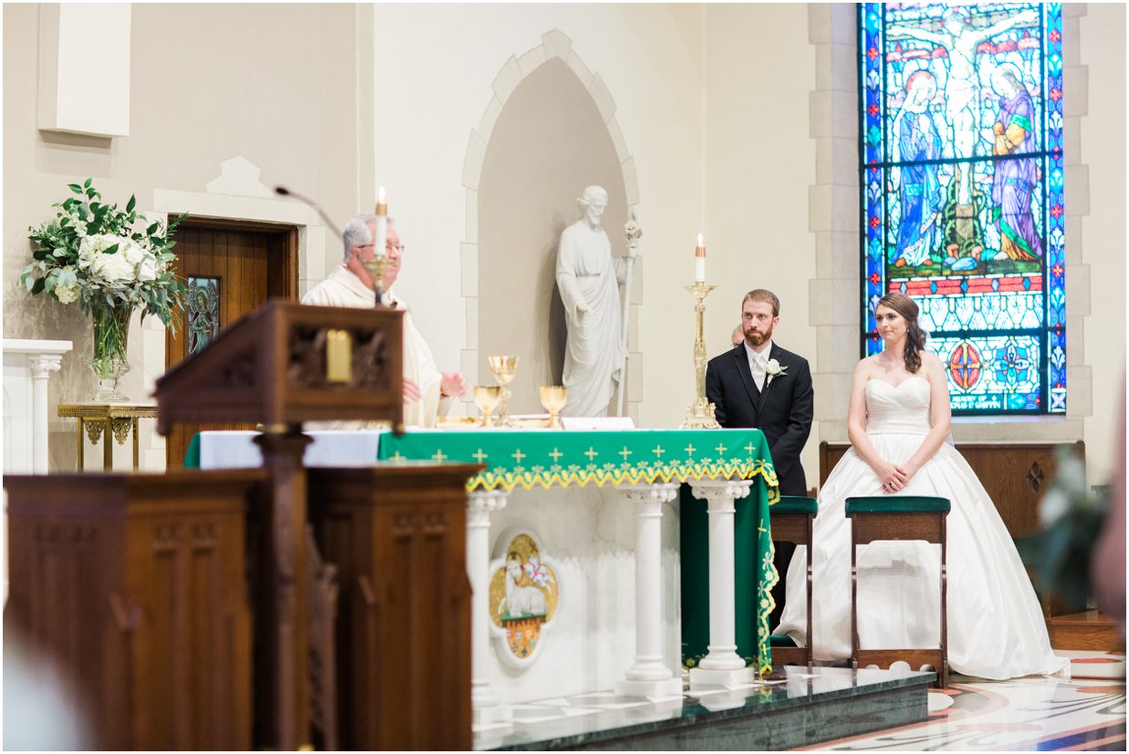 Sacred Heart Raleigh wedding